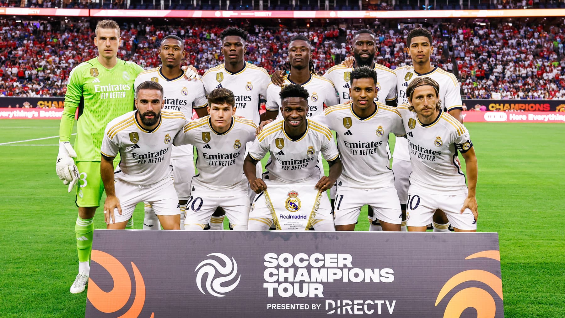 Le Real Madrid lors du Soccer Champions Tour en 2023