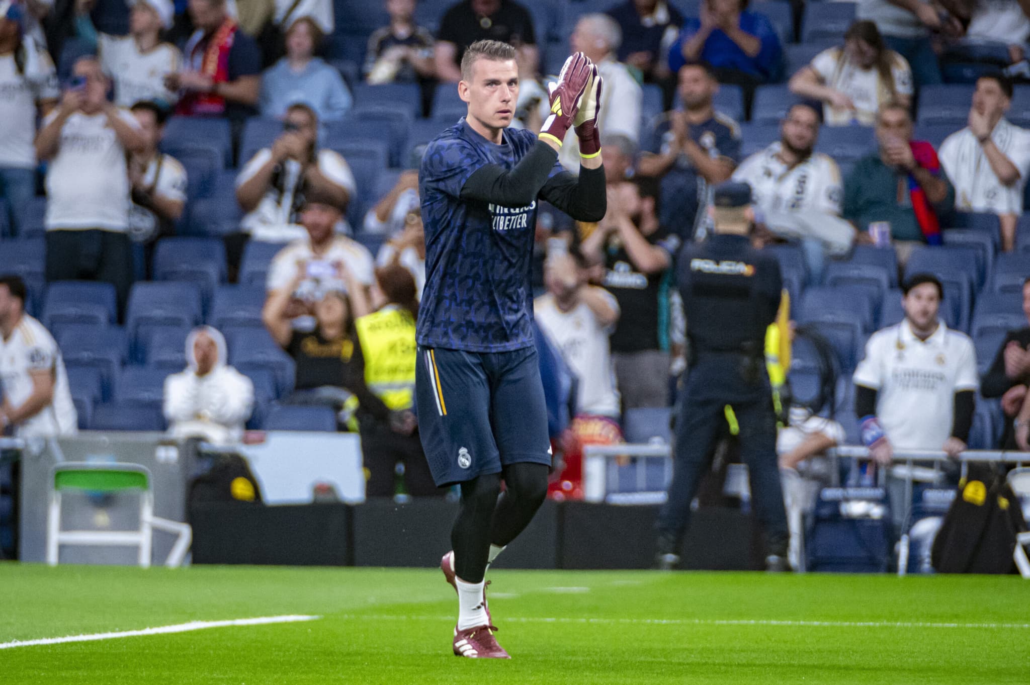 Lunin en avril dernier.