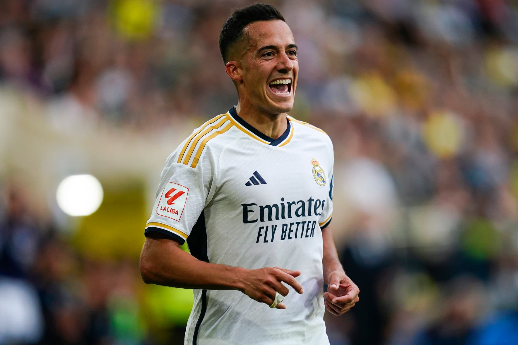 Lucas Vazquez of Real Madrid during the La Liga match between Villarreal CF and Real Madrid CF played at La Ceramica Stadium on May 19 in Villarreal, Spain. (Photo by Sergio Ruiz / Pressinphoto / Icon Sport) - Photo by Icon Sport
