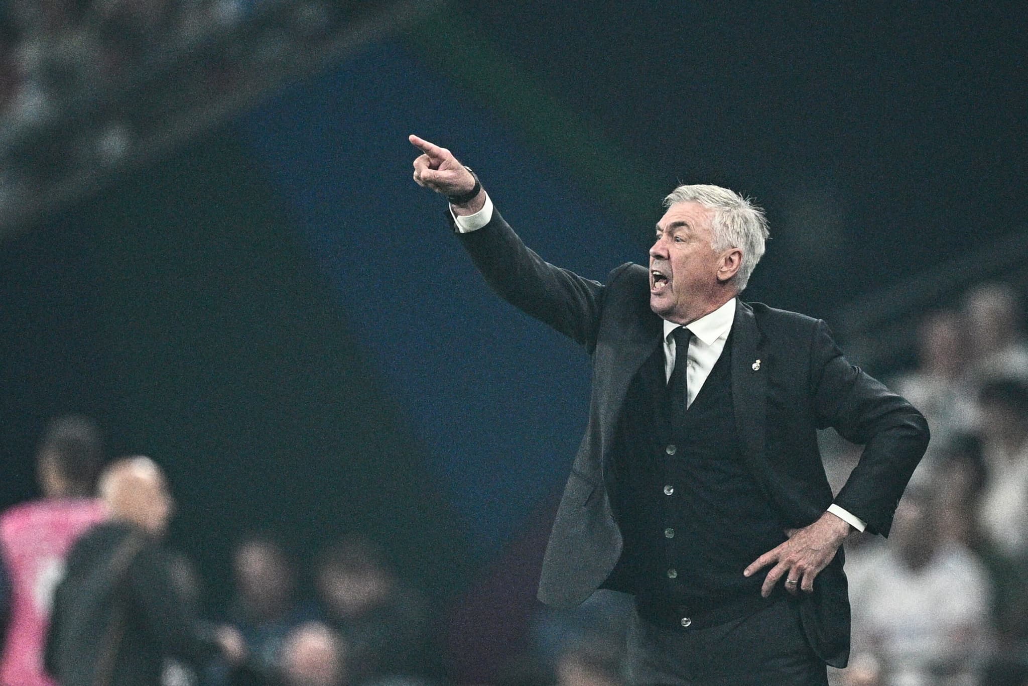 Carlo Ancelotti, lors de la finale de LDC
