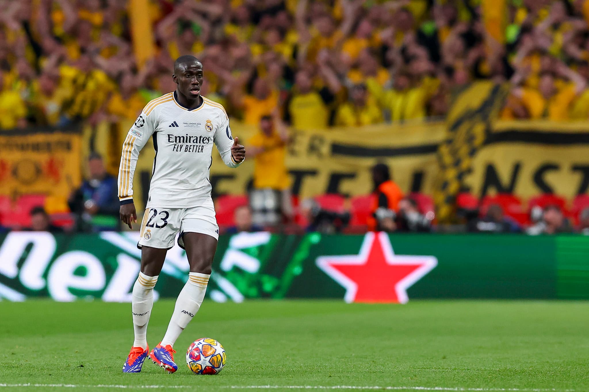 Ferland Mendy pendant la finale de ligue des champions