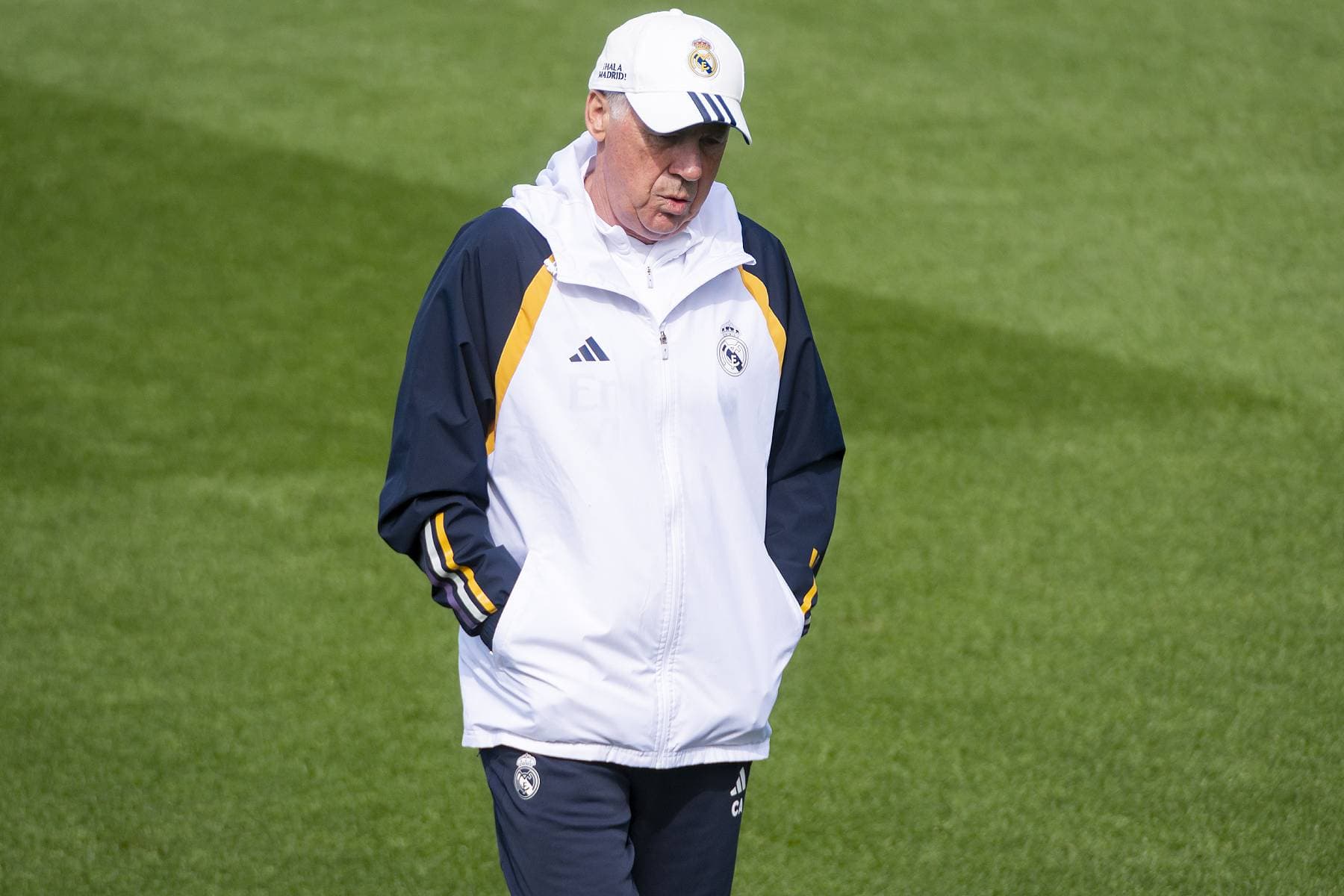 Le Real Madrid poursuit sa pré-saison à Valdebebas, en attendant le retour de ses internationaux. Un match amical contre Albacete est prévu ce mercredi (Icon Sport).