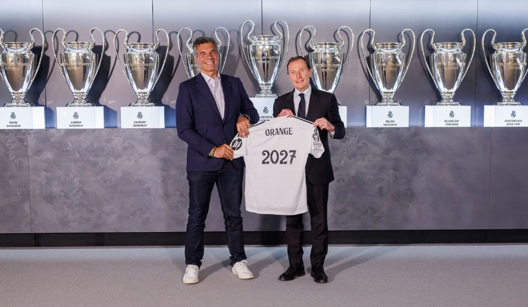 Orange devient un nouveau partenaire du Real Madrid