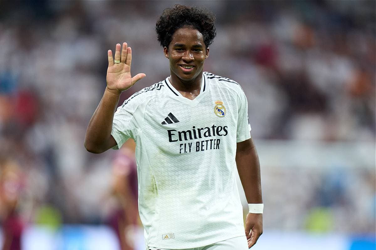 Endrick est très heureux d'avoir débuter avec le Real Madrid (Getty Images)