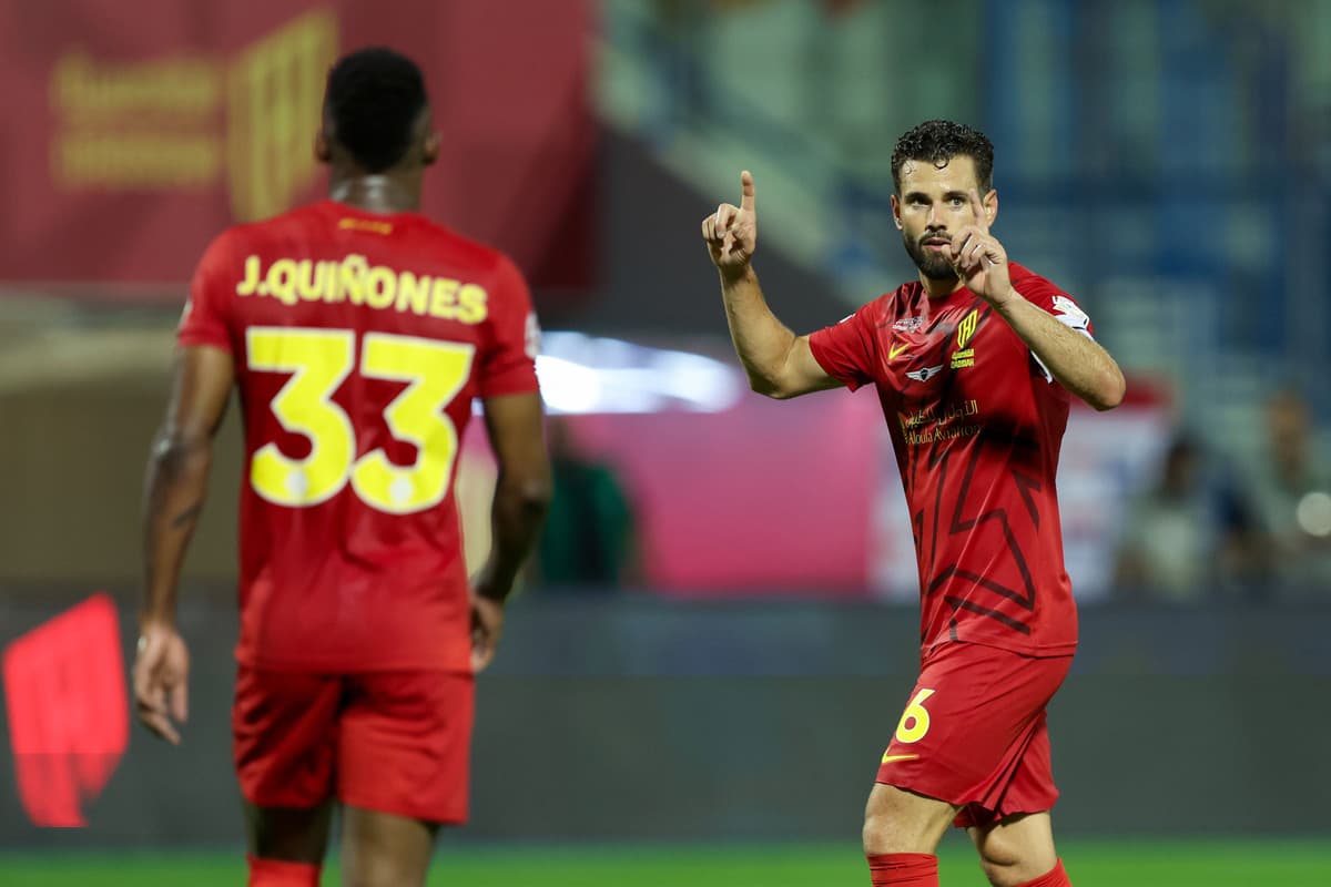 Nacho lors de la rencontre de Saudi Pro League face à Al-Fateh (Getty Images)