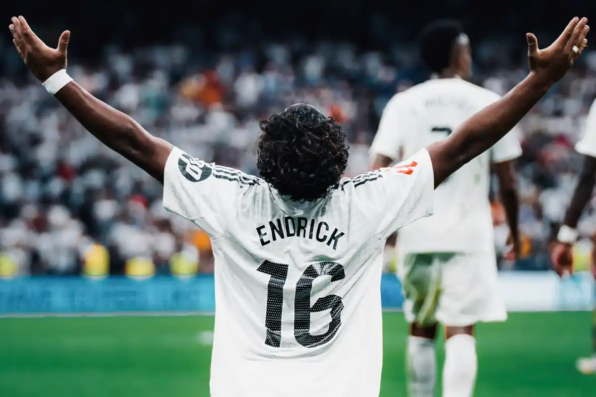 Endrick célèbre son premier but au Real Madrid (Alexis Lehnen/Le Journal du Real)