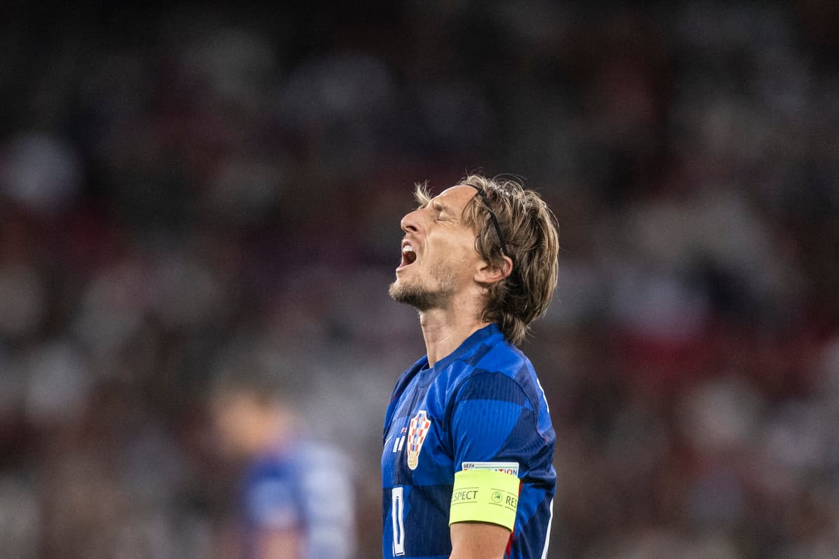 Luka Modrić sous le maillot de la Croatie (Getty Images).