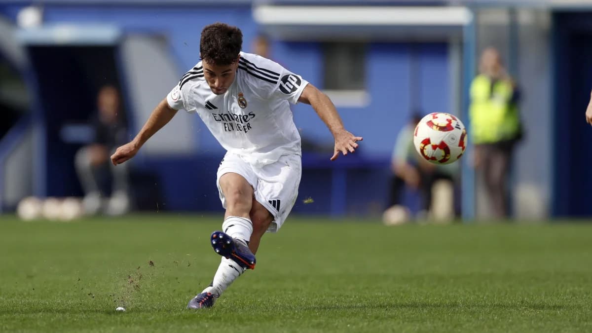 David Jiménez a tapé dans l'oeil d'Ancelotti. (Real Madrid Castilla)
