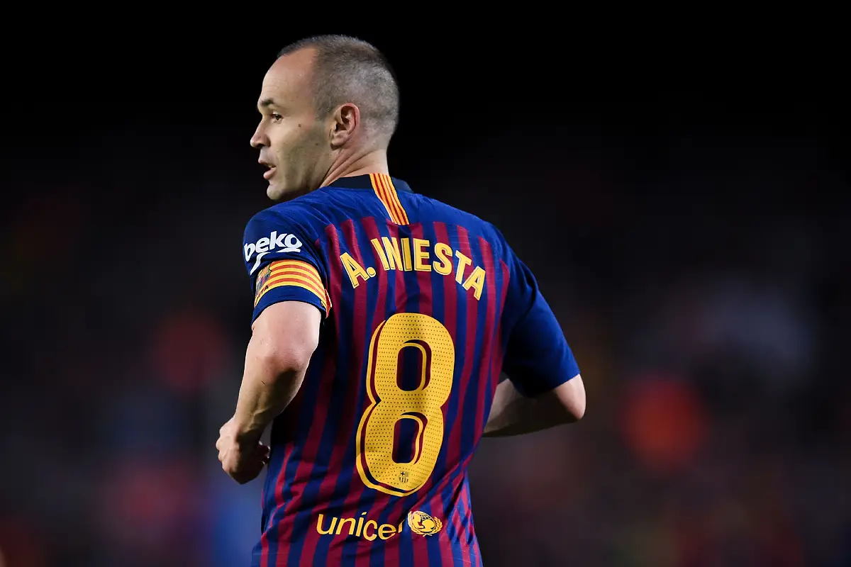 Iniesta en mai 2018 avec le FC Barcelone (Photo by David Ramos/Getty Images).