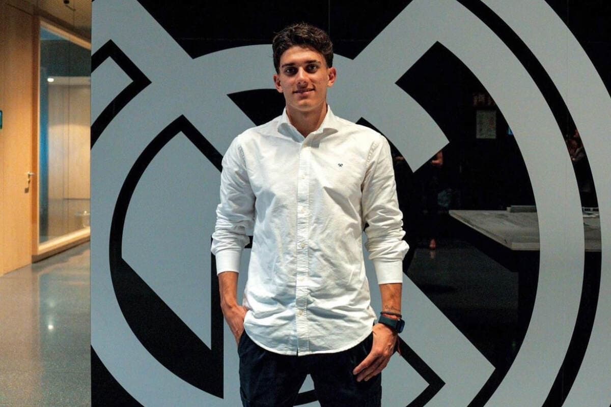 José Antonio Reyes Jr après avoir renouvelé son contrat avec le Real Madrid. (@_josereyeslopez_ / Instagram)