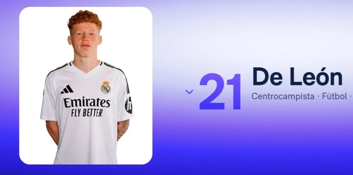 Jeremy de León sur le point de quitter le Real Madrid (realmadrid.com)
