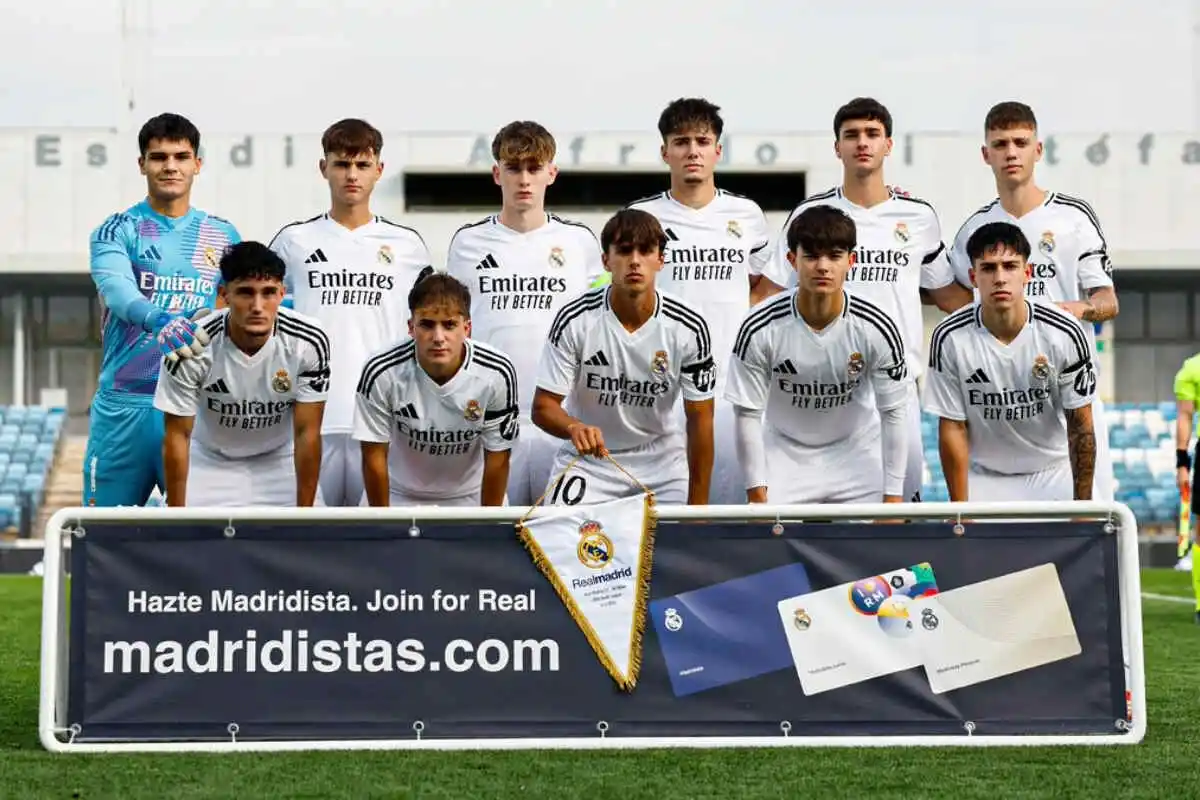 Le Juvenil A d'Arbeloa contre l'AC Milan. (realmadrid.com)