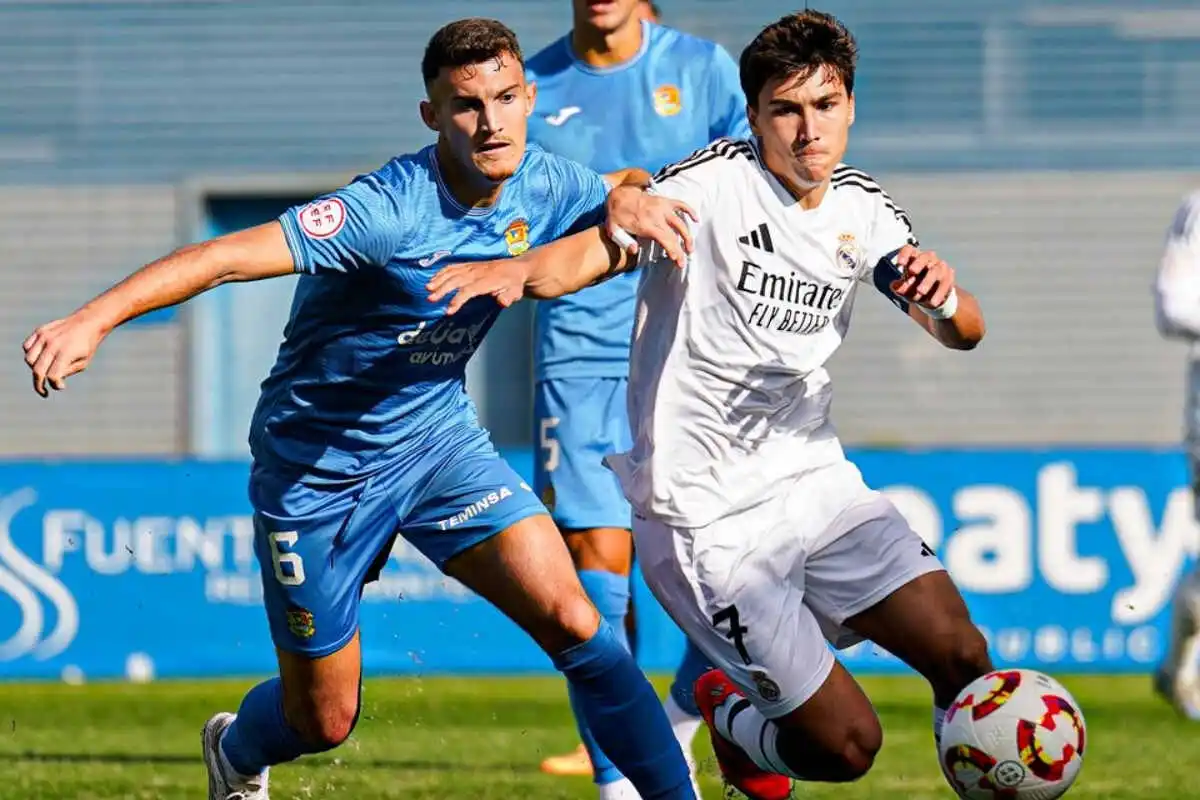Gonzalo avec le Real Madrid Castilla. (realmadrid.com)