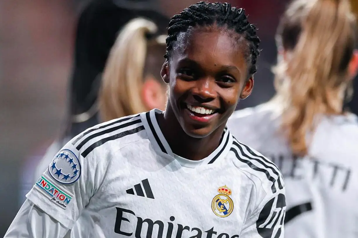 Linda Caicedo en Ligue des champions avec le Real Madrid (Instagram Linda Caicedo - Real Madrid)