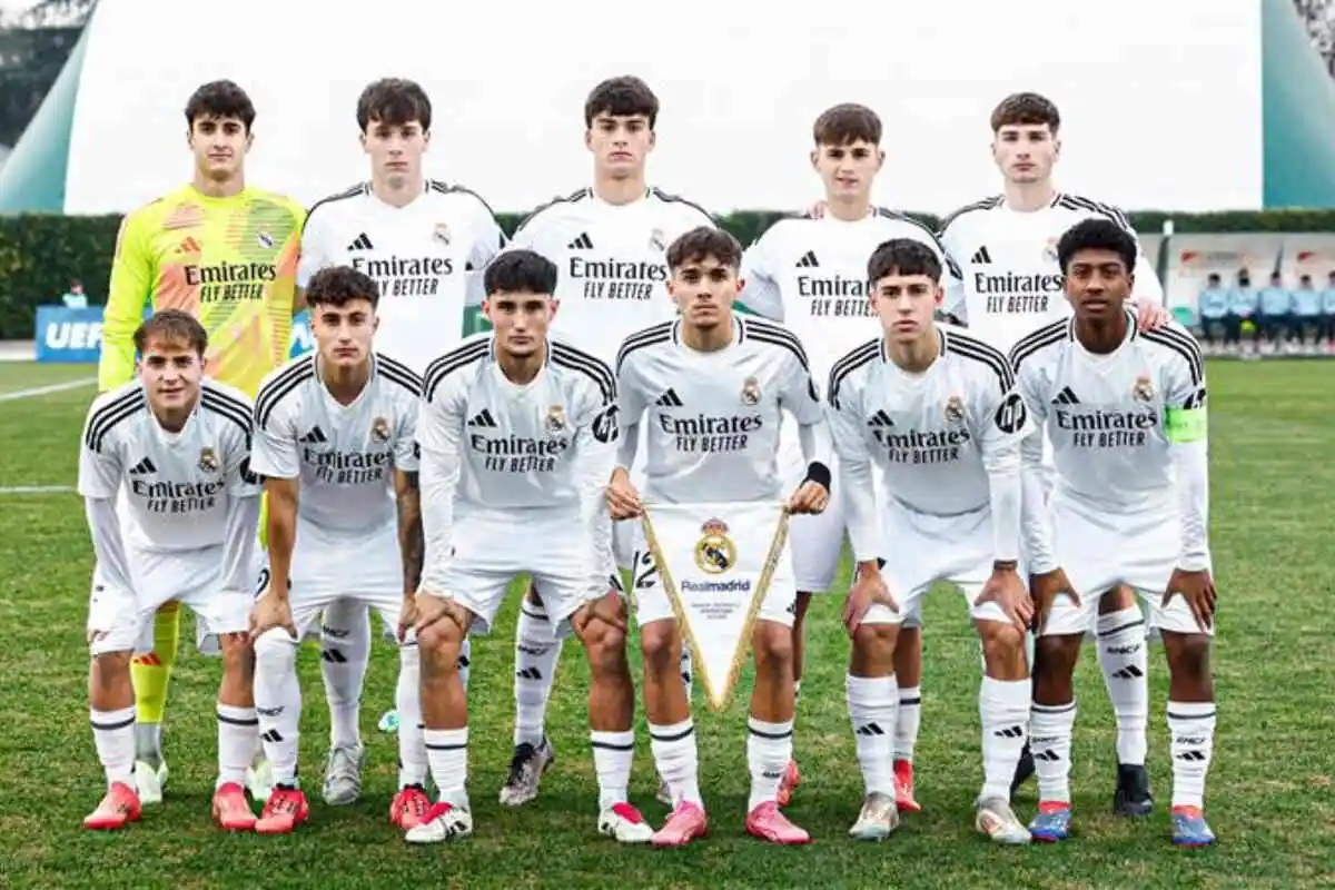 Le Juvenil A du Real Madrid. (realmadrid.com)
