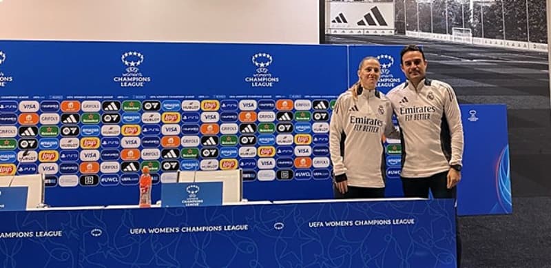 Conférence de presse d’avant match de UWCL. Real Madrid Féminin - Arsenal. (Photo: Selma Hadj Bouziane)