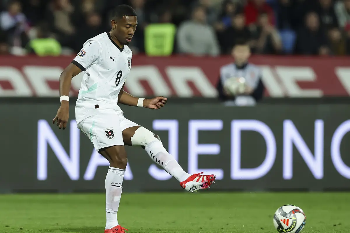 David Alaba avec l'Autriche dimanche (Photo by Srdjan Stevanovic/Getty Images).