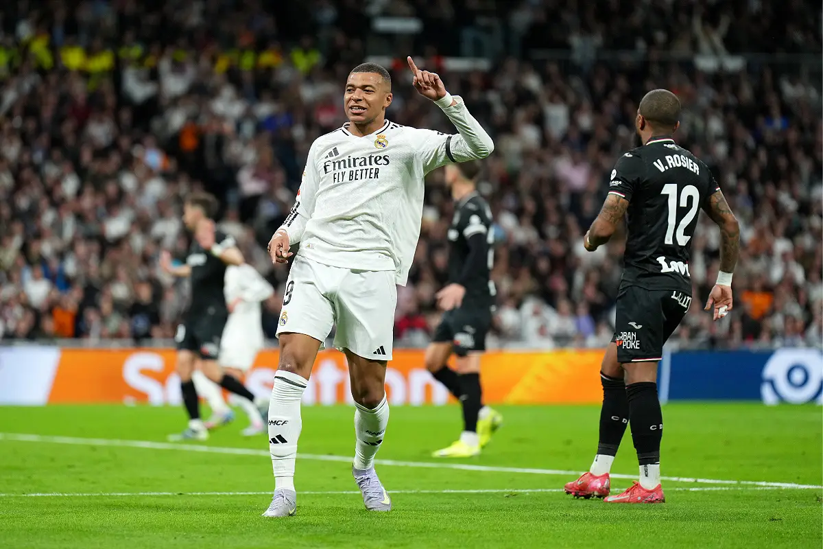 Mbappé lors du match Real Madrid - Leganés (Photo by Angel Martinez/Getty Images).