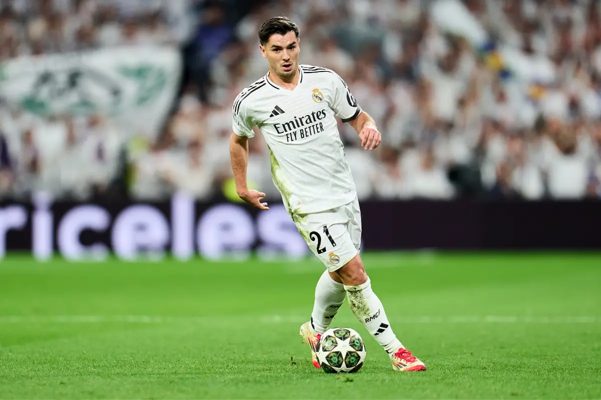 Brahim Diaz en Ligue des champions (Photo by Aitor Alcalde/Getty Images).