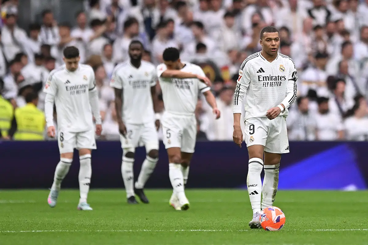 Mbappé lors de Real Madrid - Valence (Photo by Denis Doyle/Getty Images).