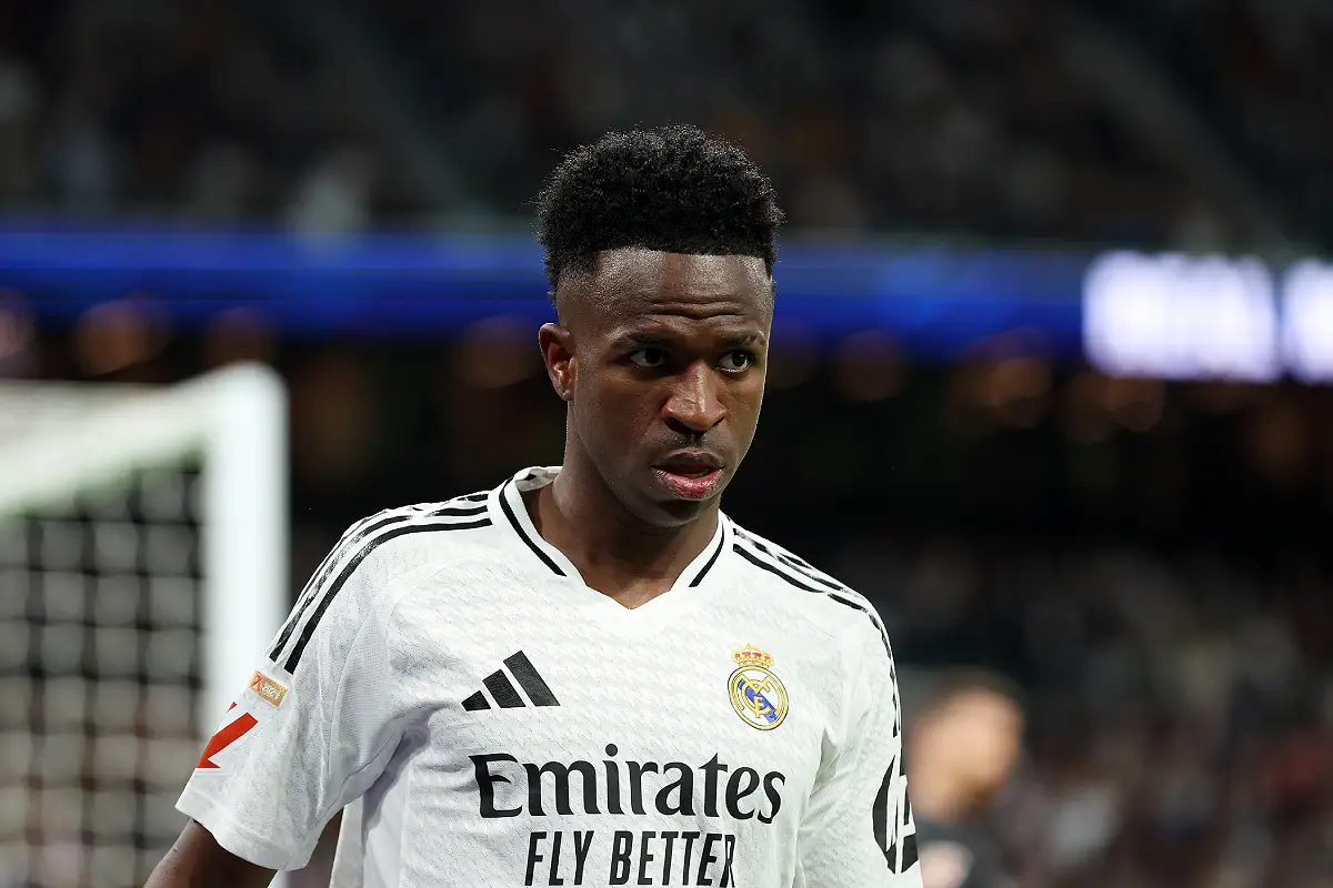 Vinicius Junior face à l'Athletic Club (Photo by Florencia Tan Jun/Getty Images).