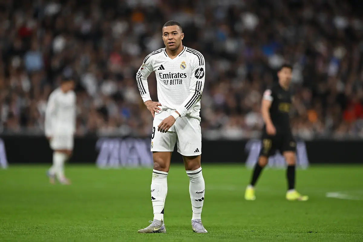 Mbappé lors de Real Madrid - Valence (Photo by Denis Doyle/Getty Images).