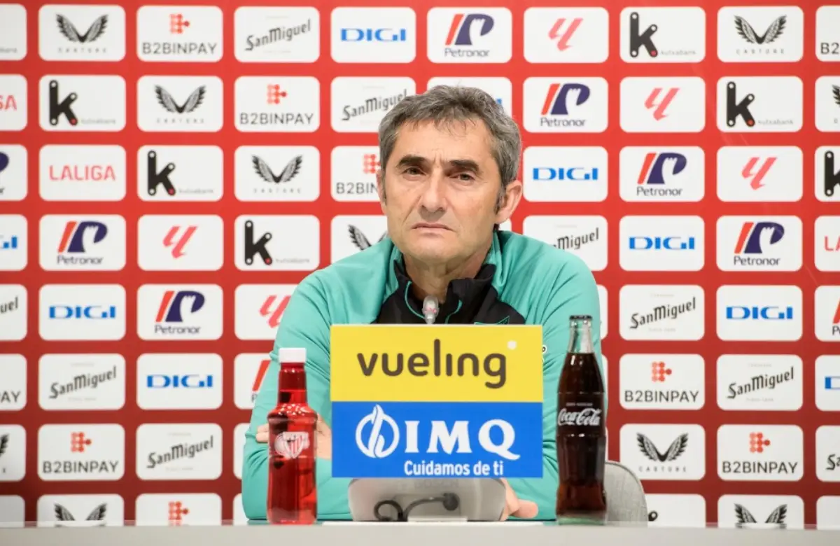 Valverde, coach de l'Athletic Club : "S'ils critiquent Ancelotti, que doivent-ils dire des autres entraîneurs ?" (athletic-club.eus)