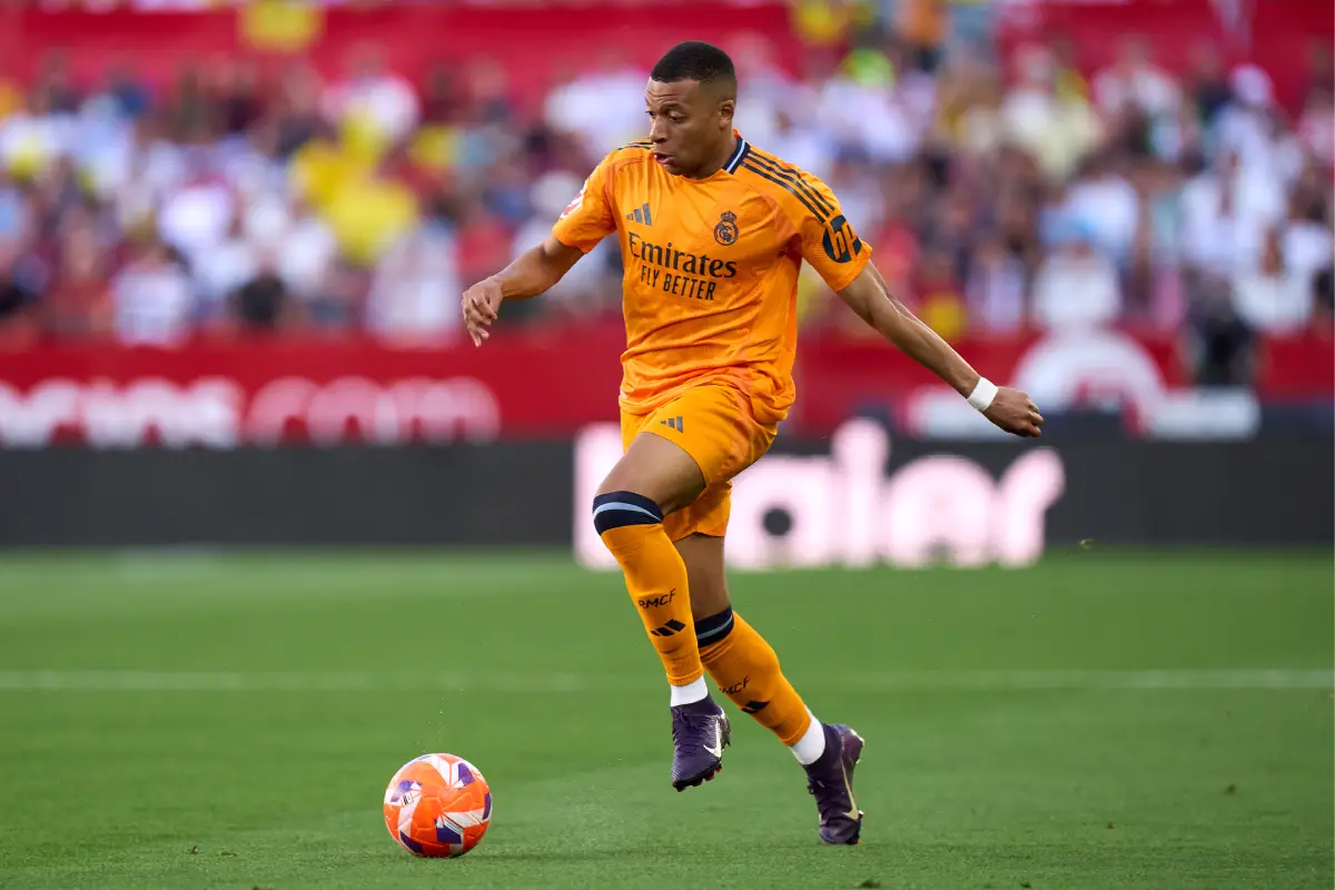 Mbappé face à Séville (Photo by Angel Martinez/Getty Images).