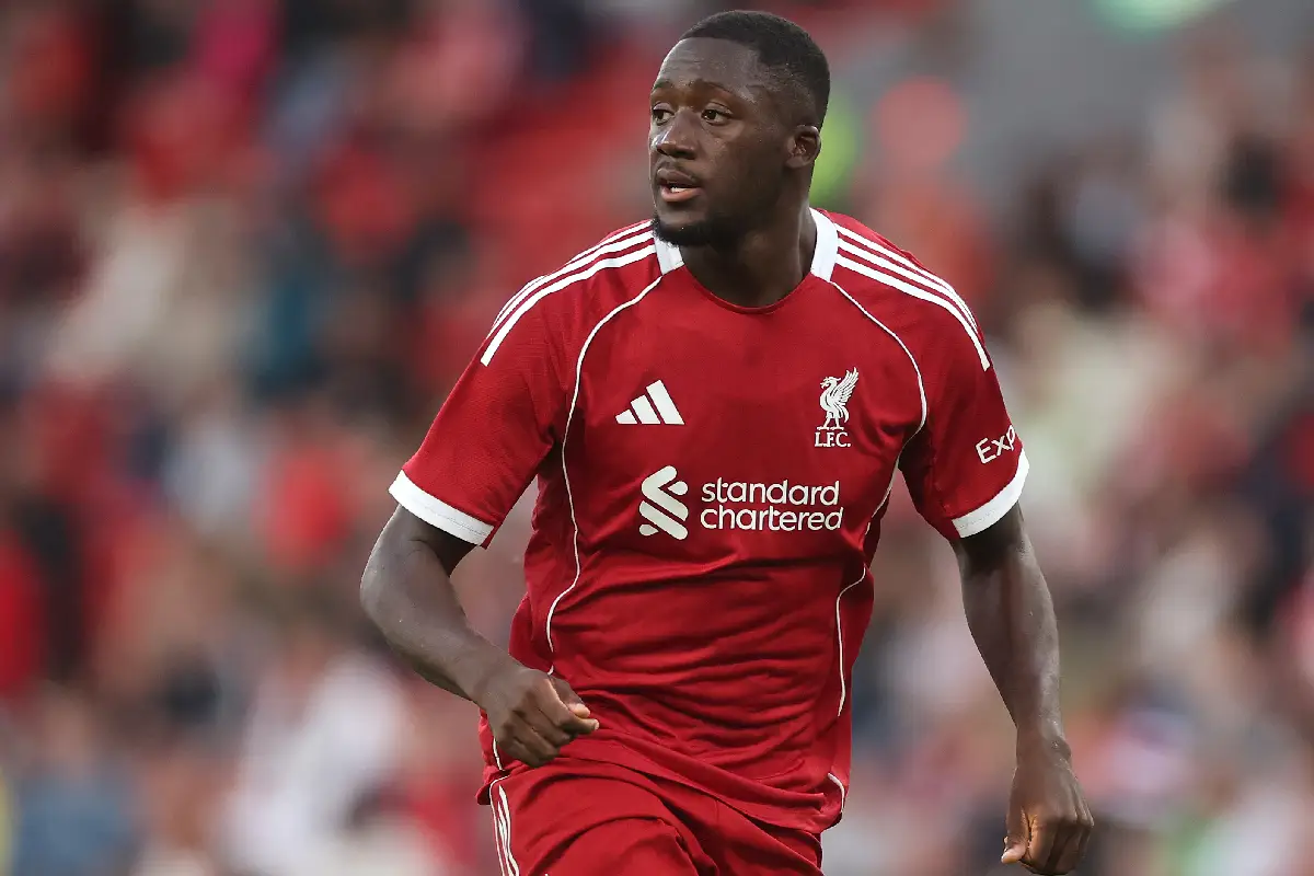 Ibrahima Konaté en match amical cet été Photo by Carl Recine/Getty Images).
