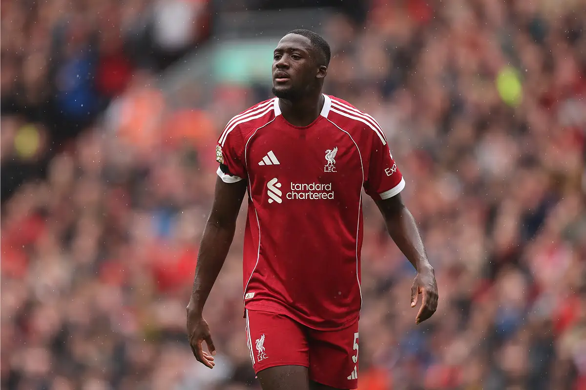 Ibrahima Konaté le week-end dernier (Photo by Carl Recine/Getty Images).