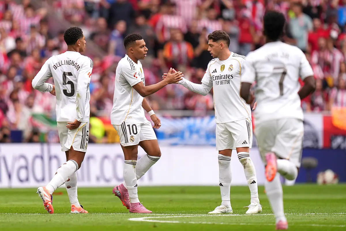 Mbappé et Valverde en Liga (Photo by Angel Martinez/Getty Images).