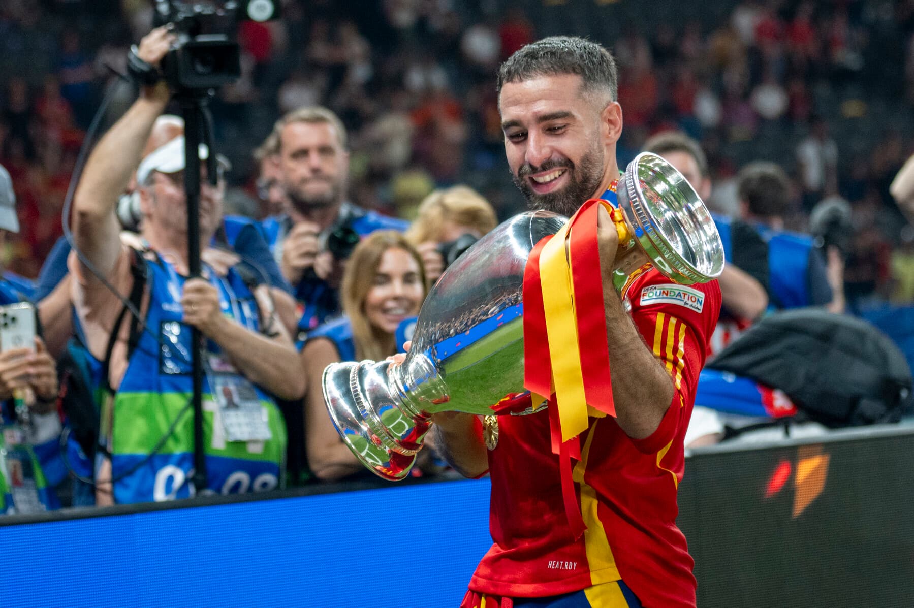 Dani Carvajal, vainqueur de l'Euro 2024 avec l'Espagne (Icon Sport)