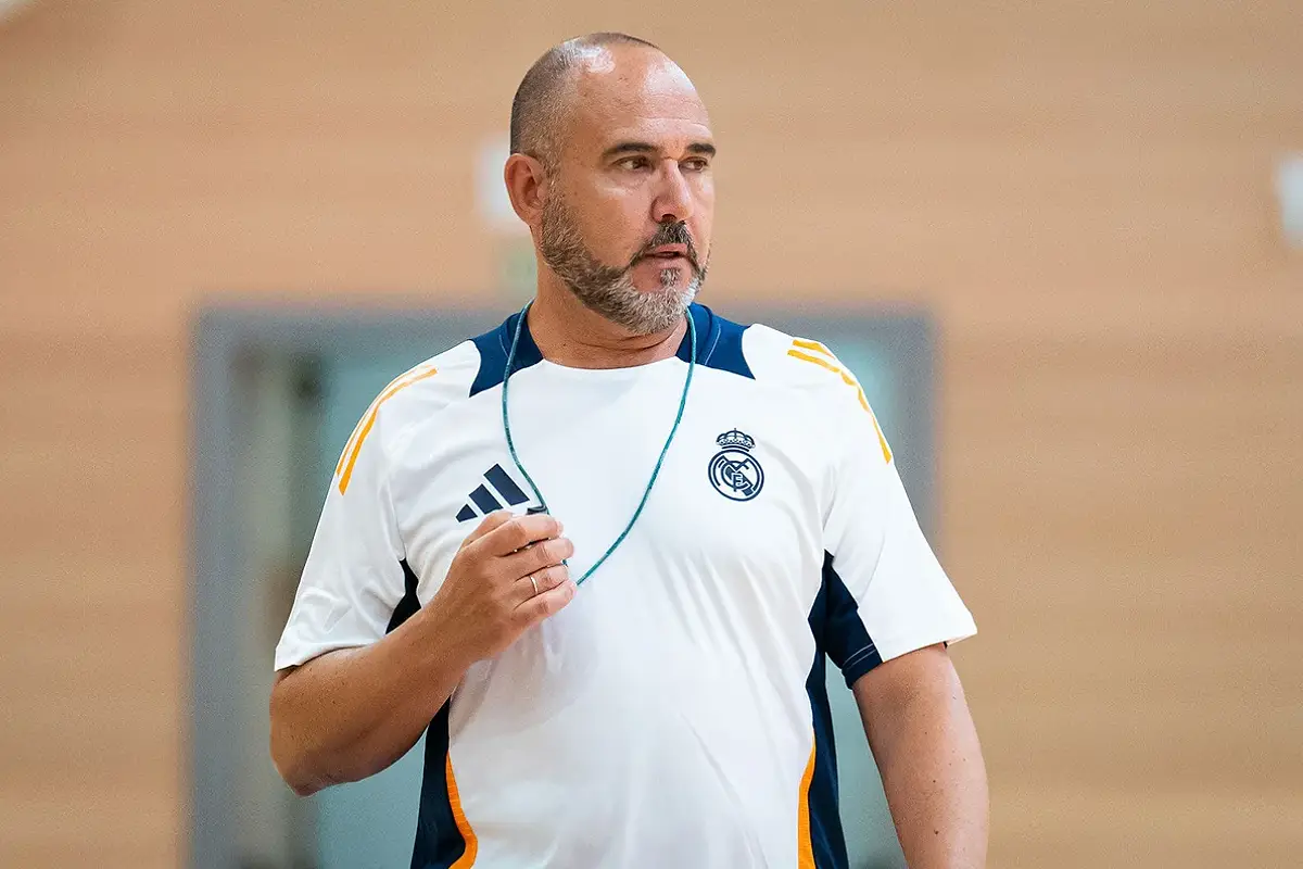 Chus Mateo, l'entraîneur du Real Madrid Basket (Realmadrid.com)