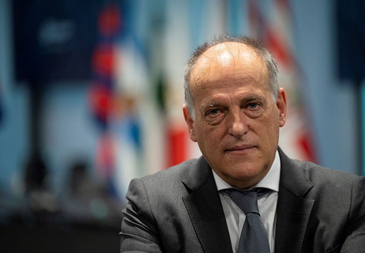 Javier Tebas et LaLiga luttent contre le racisme. (Getty Images)