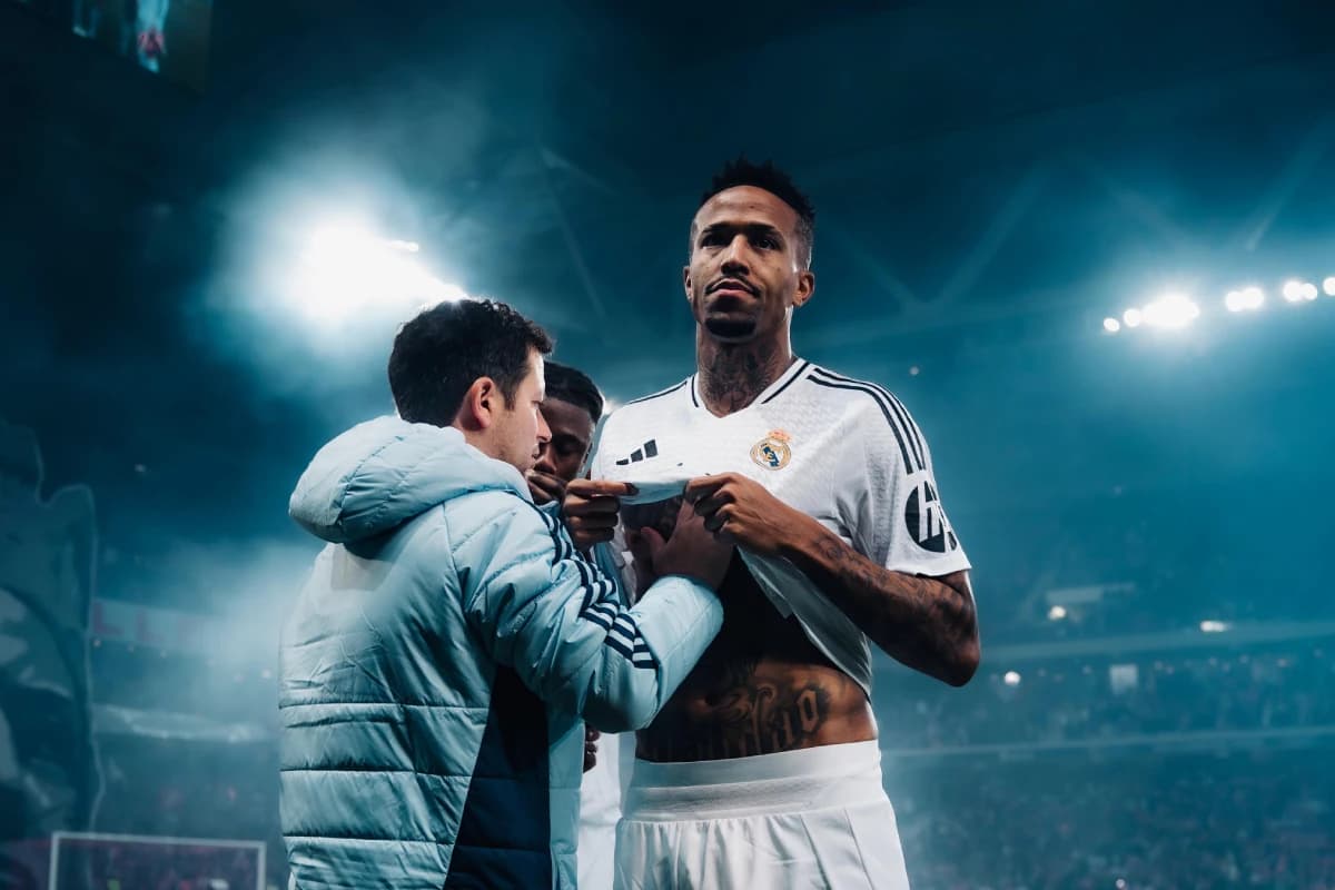Eder Militao lors de LOSC-Real Madrid (Le Journal du Real/Alexis Lehnen)