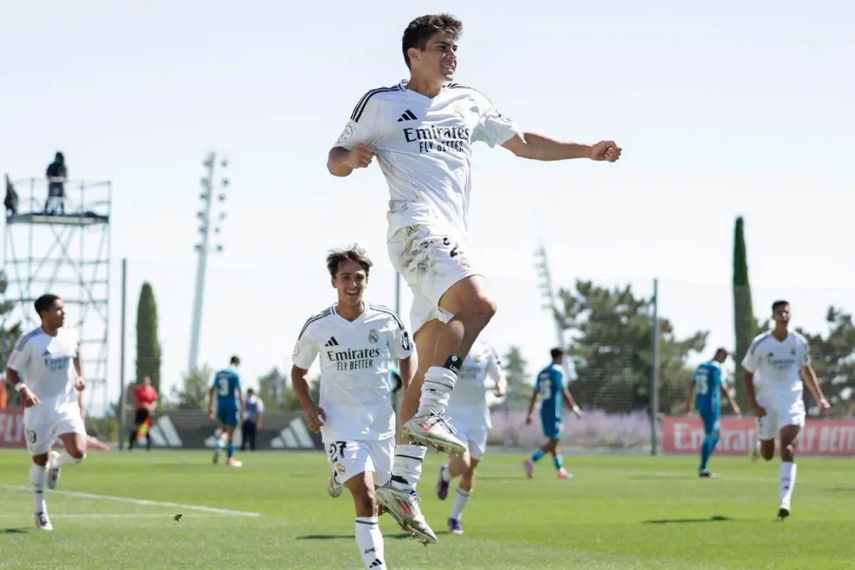 Lorenzo Aguado avec le Real Madrid Castilla. (realmadrid.com)