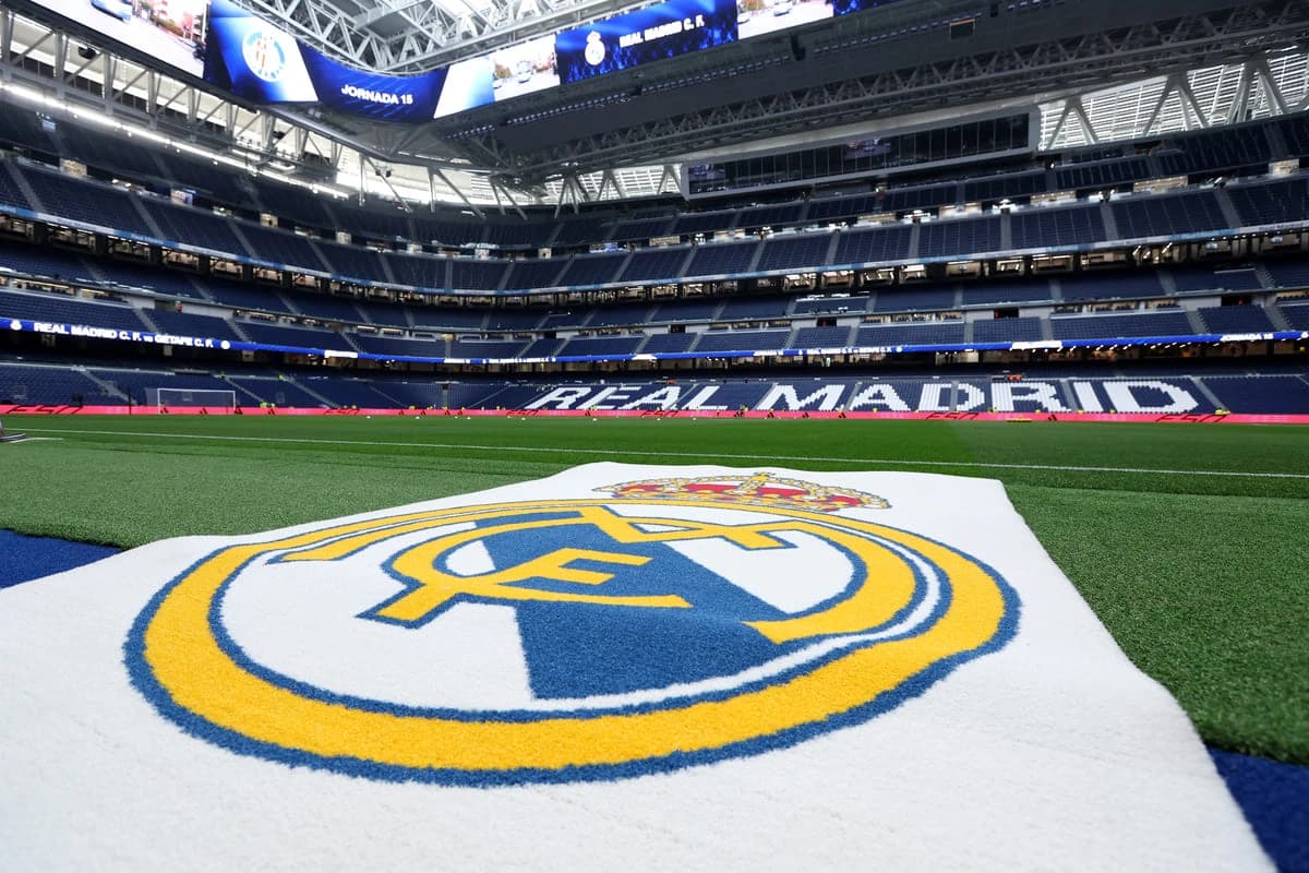 MADRID, SPAIN - DECEMBER 01 General view inside the stadium prior to the LaLiga match between Real Madrid CF and Getafe CF at Estadio Santiago Bernabéu on December 01, 2024 in Madrid, Spain. (Photo by Florencia Tan Jun/Getty Images)