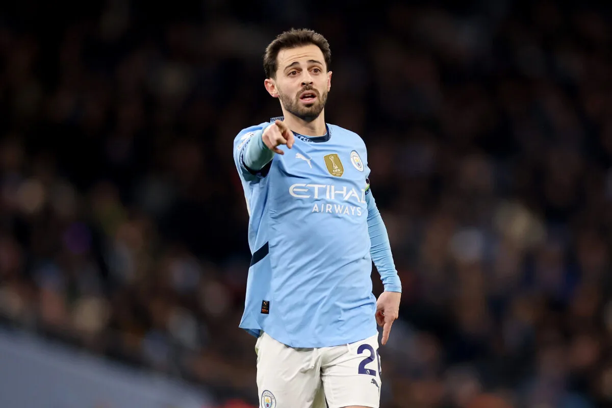 Bernardo Silva avec le Manchester City. (Photo by Carl Recine/Getty Images)