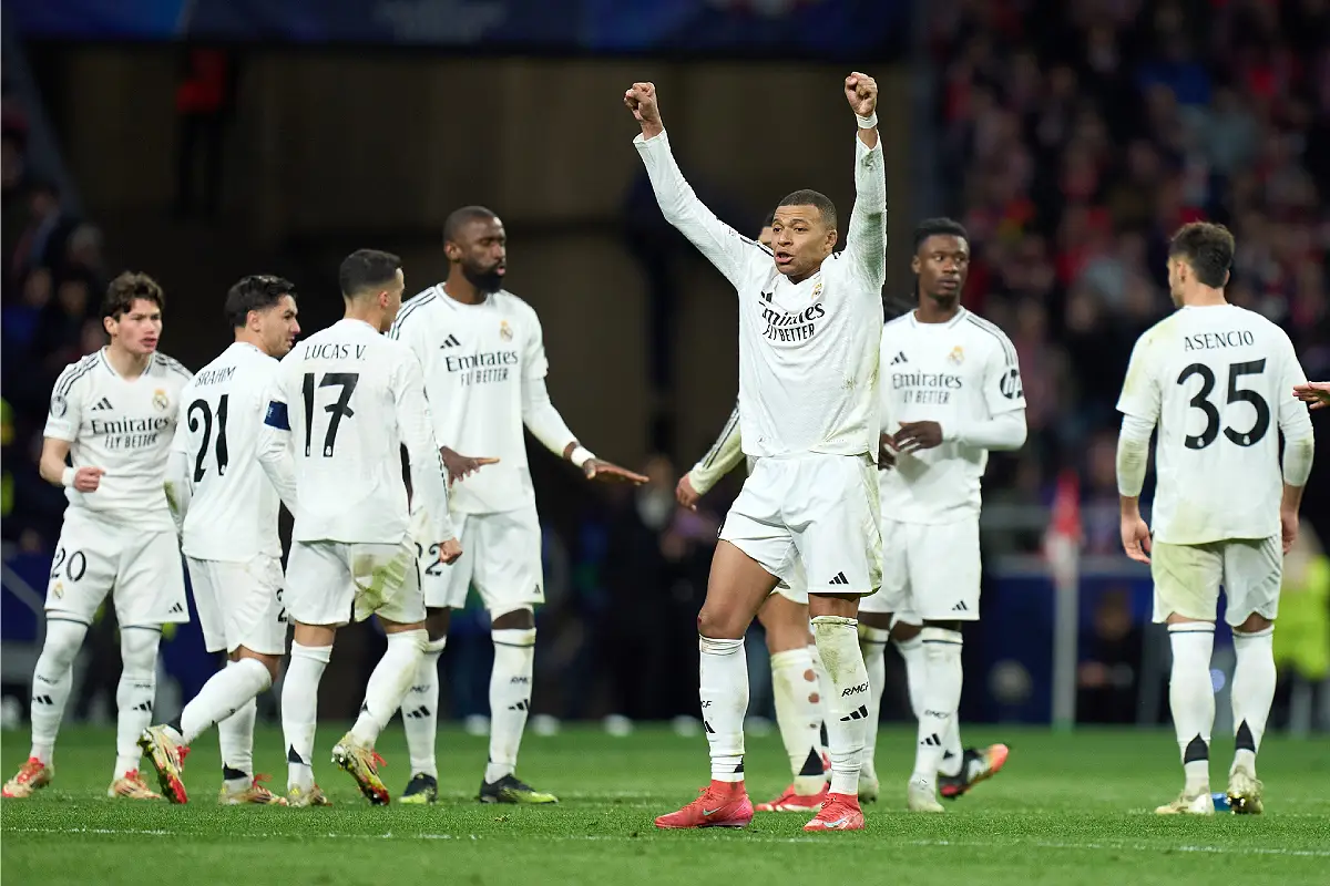 Mbappé signe encore un doublé avec le Real Madrid. (Photo by Angel Martinez/Getty Images).