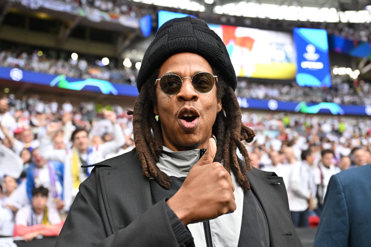 Jay-Z lors de la finale de Ligue des champions à Wembley en juin dernier (Getty Images)