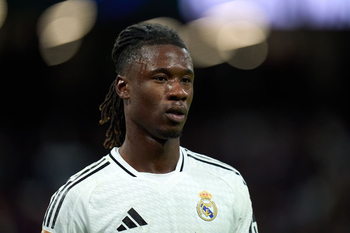 Eu égard à ses excellentes performances face à Villareal et au Barça, Camvinga devrait bénéficier de plus de continuité d’ici à la fin de l’année (Photo by Angel Martinez/Getty Images)