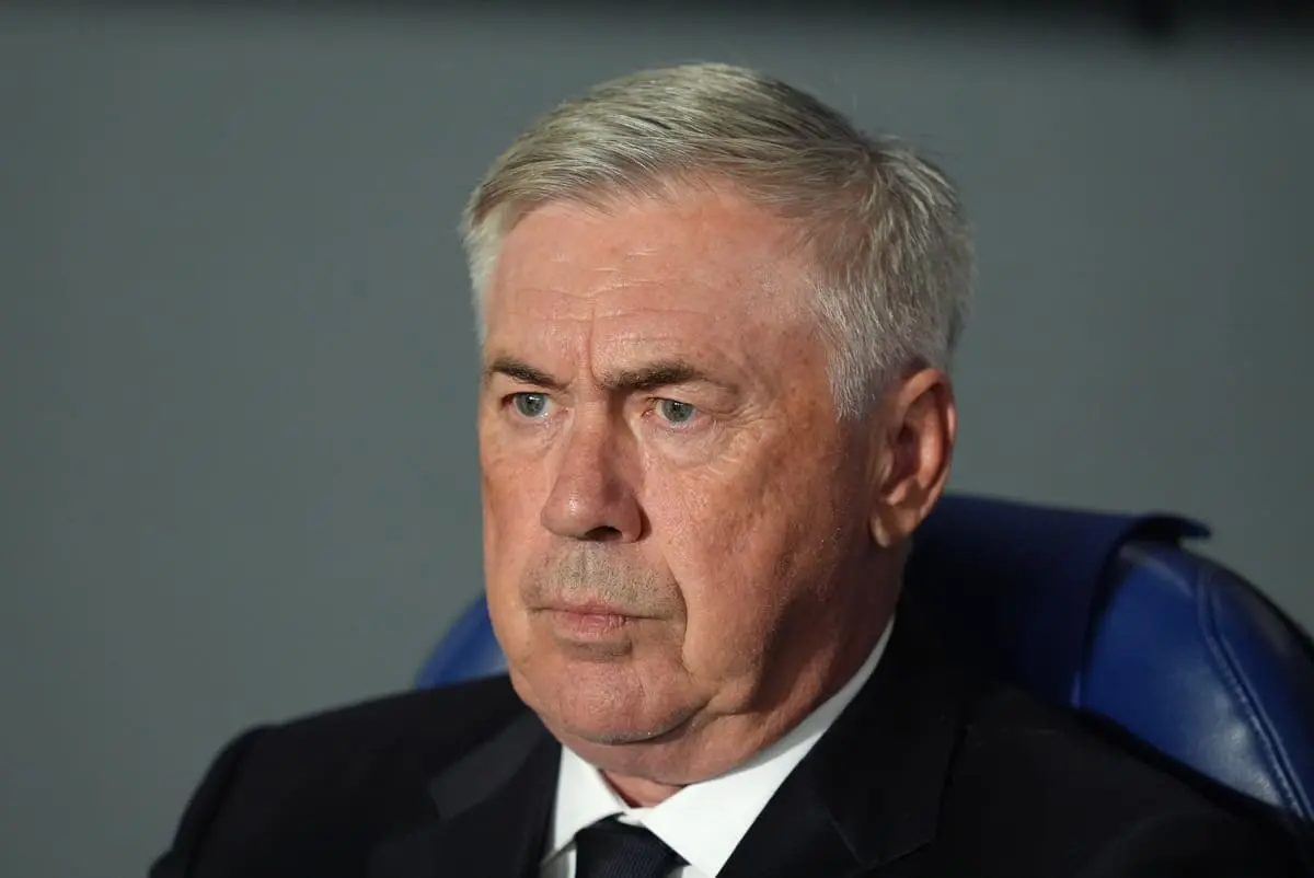 Ancelotti et son staff estiment que le Real Madrid doit recruter en remplaçant à Carvajal dès le prochain mercato (Photo by Juan Manuel Serrano Arce/Getty Images)