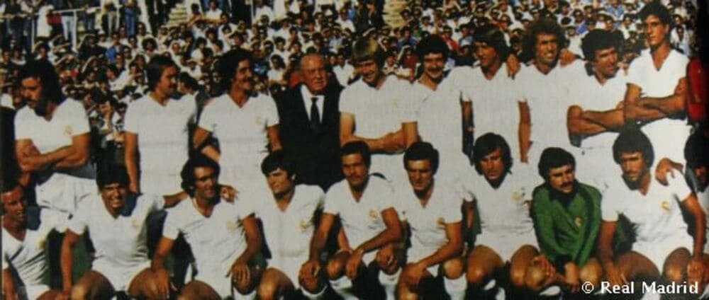 Le président Santiago Bernabéu avec l