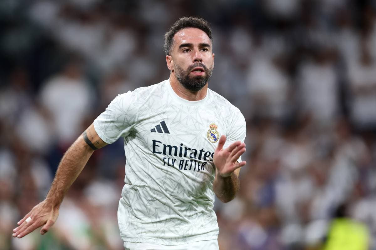 Dani Carvajal lors de la rencontre face à Villarreal lors de laquelle il a contracté sa blessure (Photo by Gonzalo Arroyo Moreno/Getty Images)