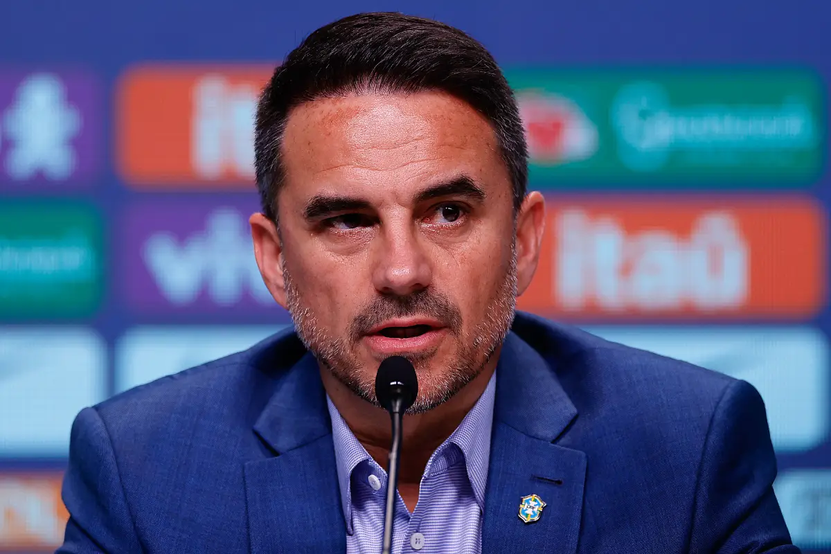 Rodrigo Caetano, le directeur sportif de la CBF (Photo by Buda Mendes/Getty Images)