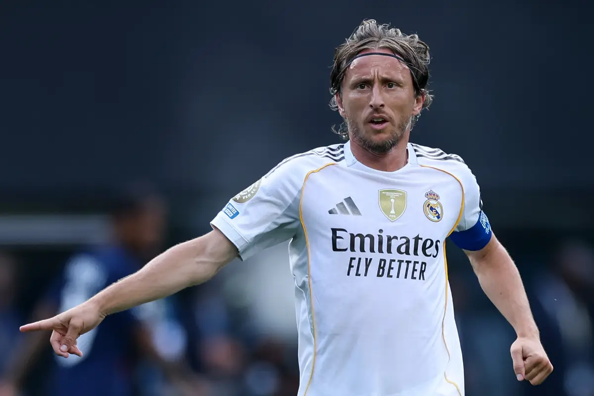 Modric lors de son dernier match face au PSG (Photo by Buda Mendes/Getty Images)