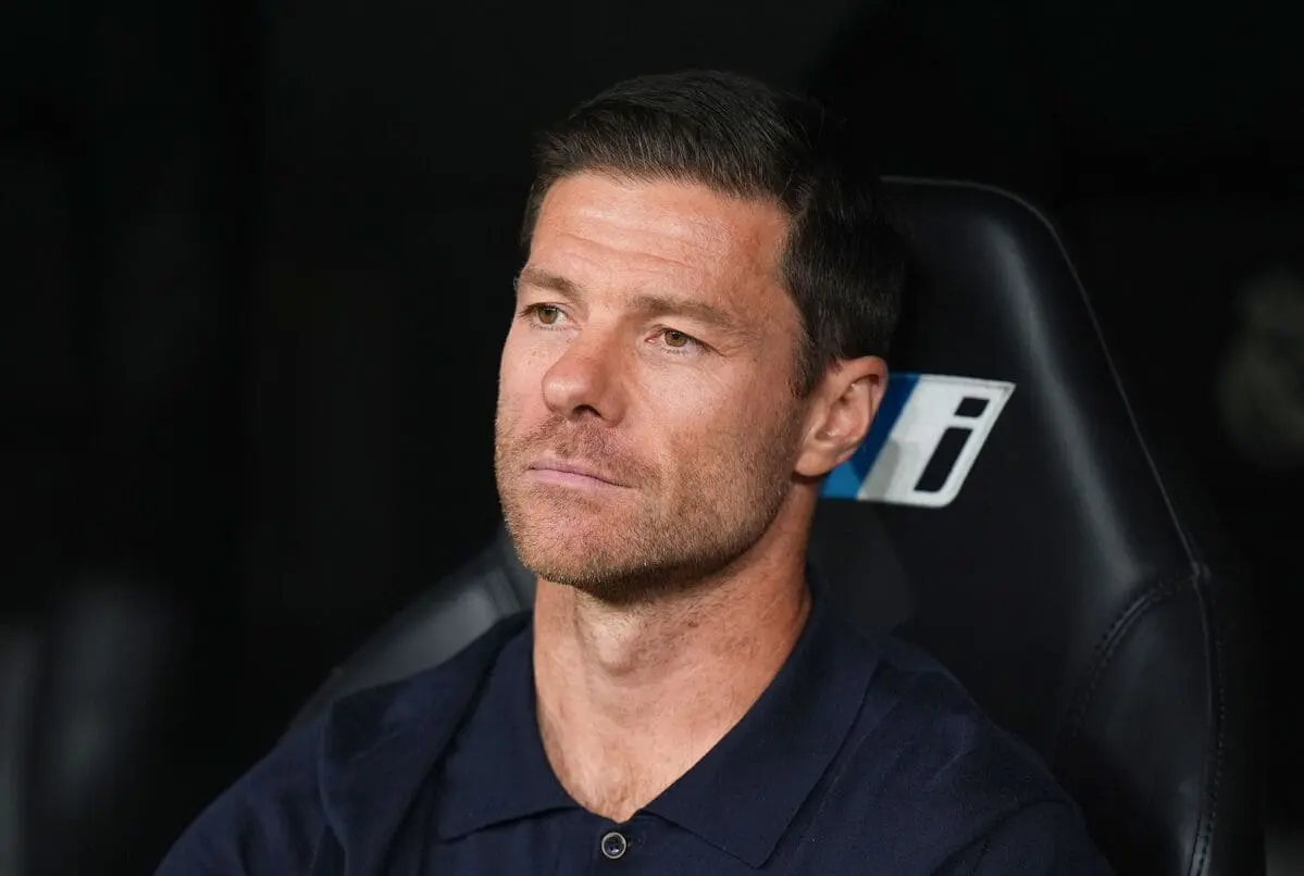 MADRID, SPAIN - AUGUST 19: Xabi Alonso, head coach of Real Madrid looks on during the LaLiga EA Sports match between Real Madrid CF and CA Osasuna at Estadio Santiago Bernabeu on August 19, 2025 in Madrid, Spain. (Photo by Angel Martinez/Getty Images)