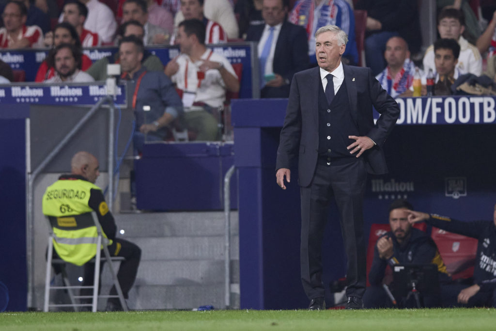 Carlo Ancelotti en charge du Real Madrid 2023-2024.