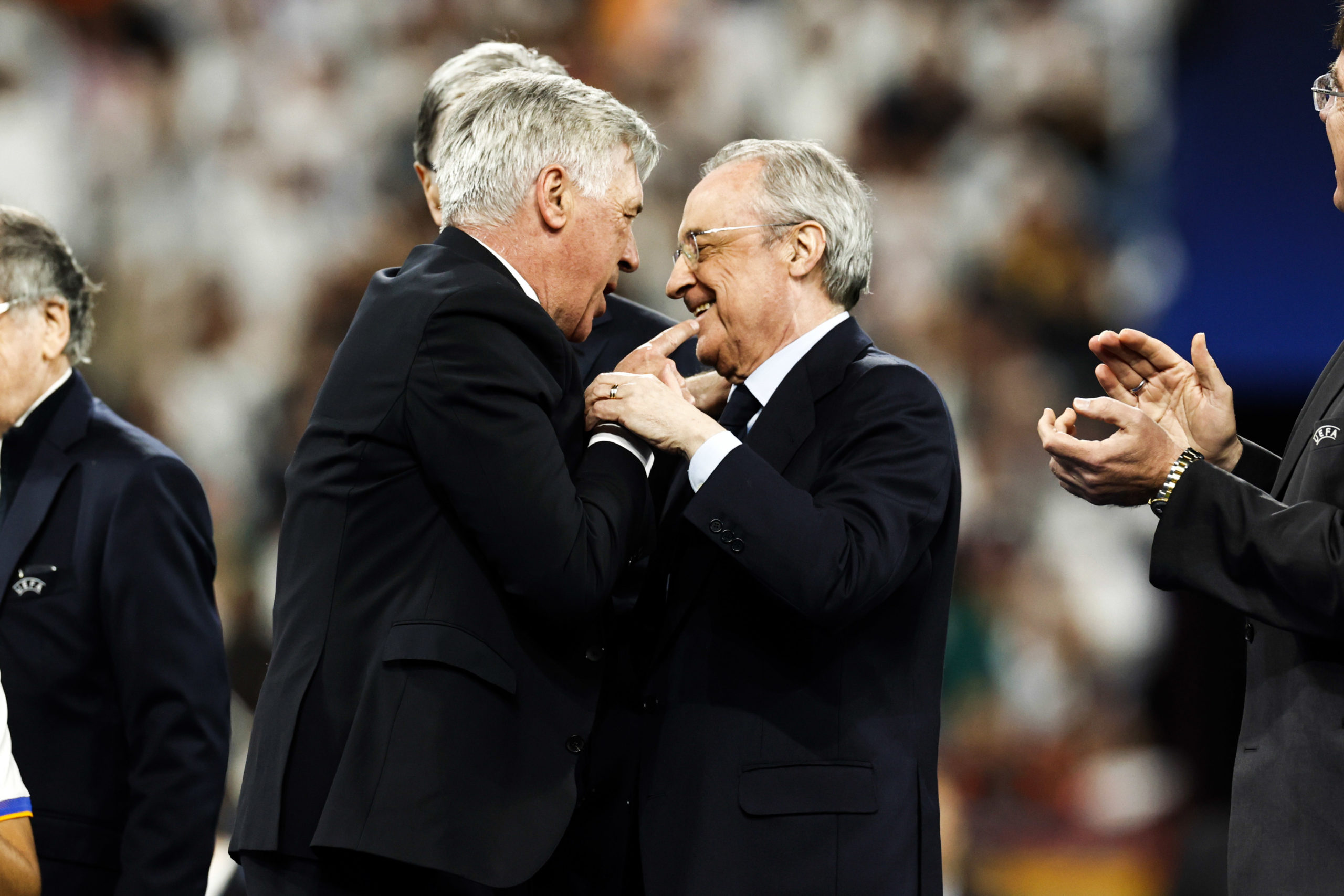 Florentino Pérez et Carlo Ancelotti, hommes forts du Real Madrid (Icon Sport)