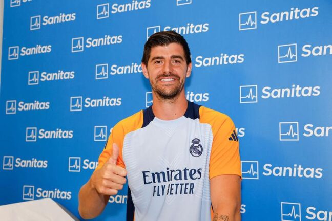 Thibaut Courtois, gardien du Real Madrid (site officiel)